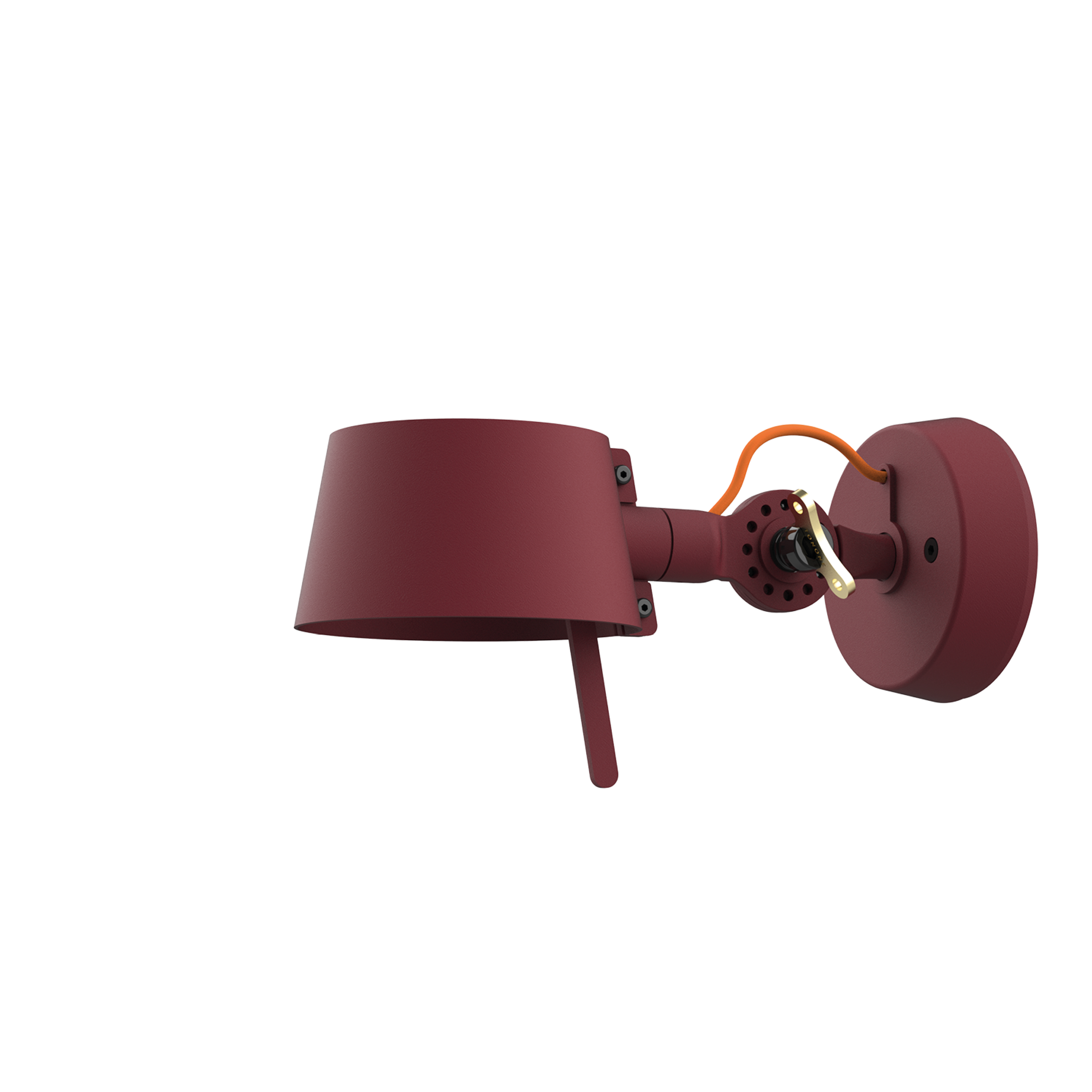 bolt10 wall | burgundy red | with orange cords | 7045